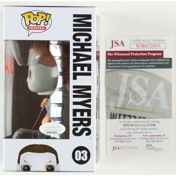 Will Sandin Signed "Michael Myers" #03 Halloween Funko Pop! Vinyl Figure (JSA) - Picture 2 of 4